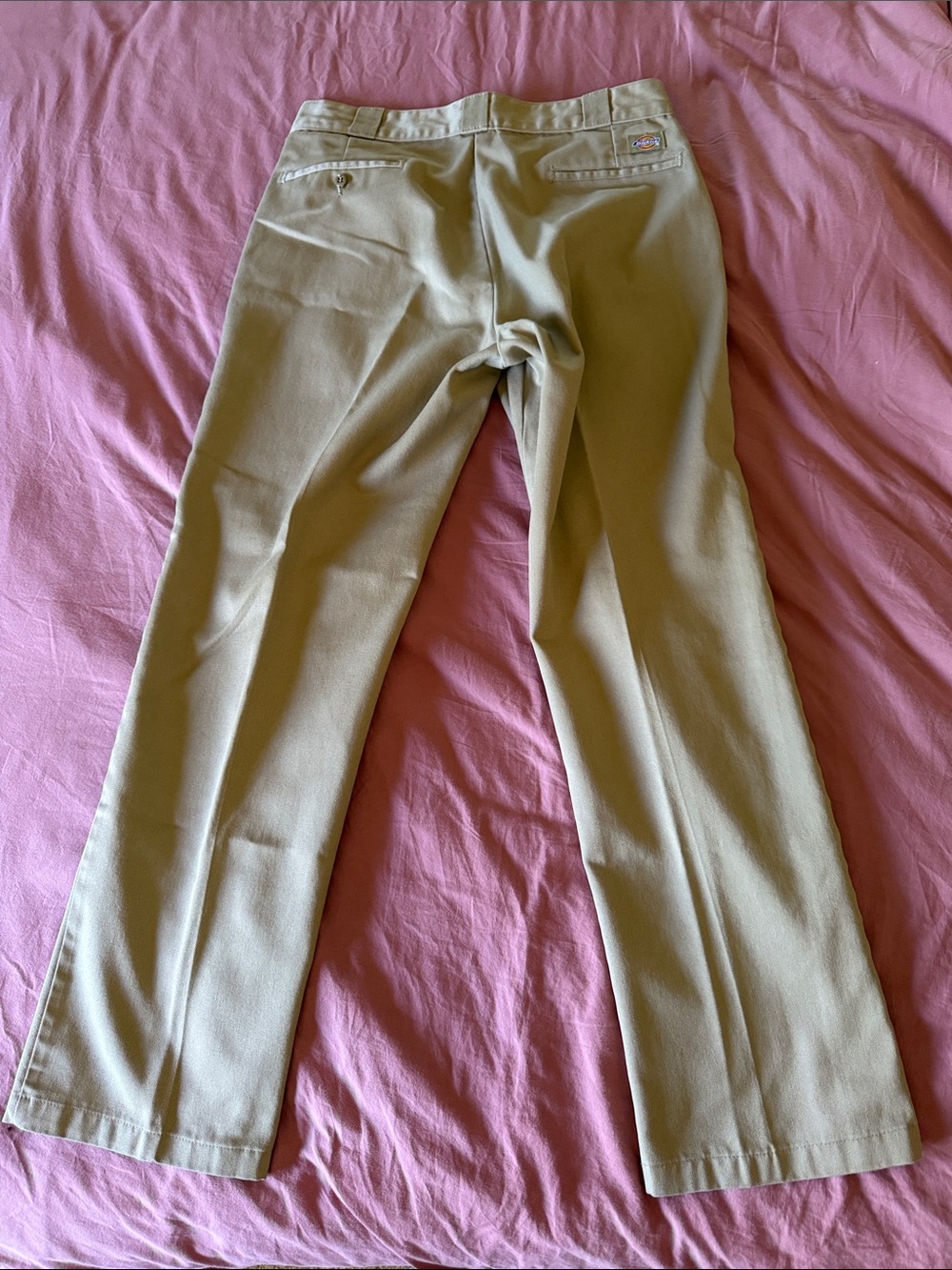 Dickie’s Men's Khaki Straight-Leg Pants - Unbranded